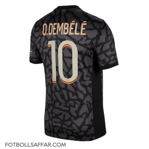 Paris Saint-Germain Ousmane Dembele #10 Tredjeställ 2023-24 Kortärmad